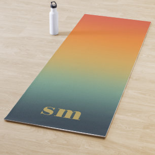 Custom Monogram Gradient Yoga Mat