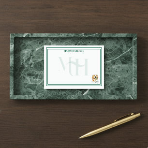 Custom Monogram Hand Drawn Golden Retriever Pet Post-it Notes