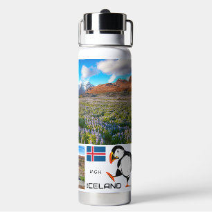 Custom Monogram Iceland Water Bottle