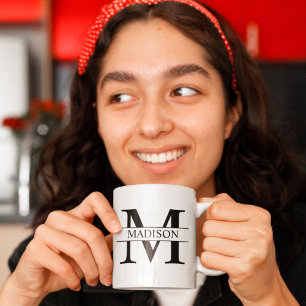 Custom Monogram Initial Name Coffee Mug