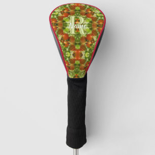 Custom Monogram Initial Name Garden Tomatoes Golf Head Cover