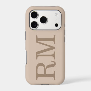 Custom Monogram Initial Quiet Luxury Design