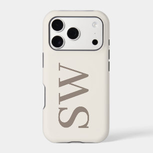 Custom Monogram Initial Quiet Luxury Design
