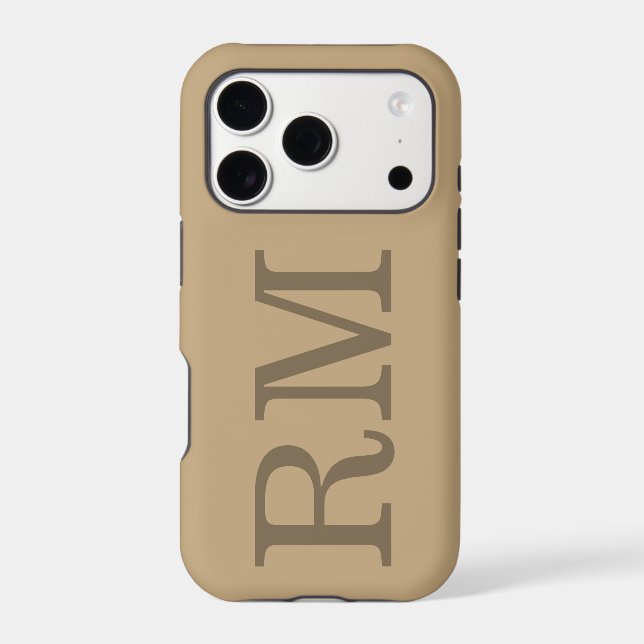 Custom Monogram Initial | Quiet Luxury Design (Back)