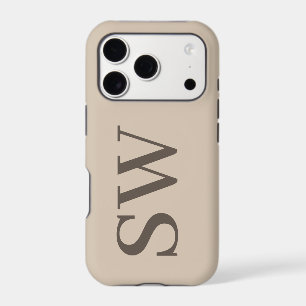 Custom Monogram Initial Quiet Luxury Design
