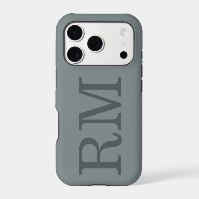 Custom Monogram Initial | Quiet Luxury Design (Back)