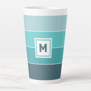 Custom Monogram Latte Mug