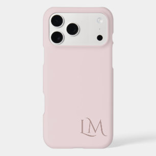 Custom Monogram Light Rose Taupe 