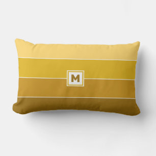 Custom Monogram Lumbar Cushion