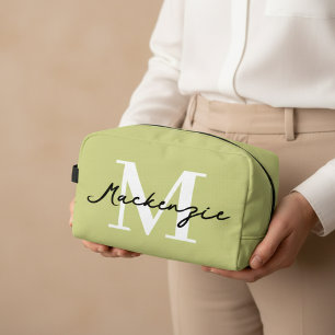 Custom monogram makeup bag modern gift for her mom