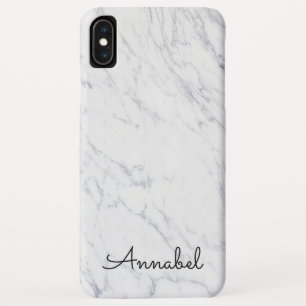 custom monogram marble chic trendy Case-Mate iPhone case