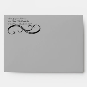 Custom Monogram Matching Envelopes
