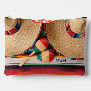 Custom Monogram Mexican Items Accessory Pouch