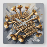 Custom Monogram Musical Instruments