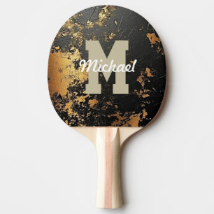 Custom Monogram Name Cool Sports Men's Ping Pong Paddle