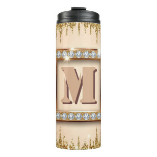 Custom Monogram  Name Design ✨ Thermal Tumbler