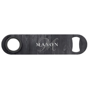 Custom Monogram Name Modern Rustic Elegant