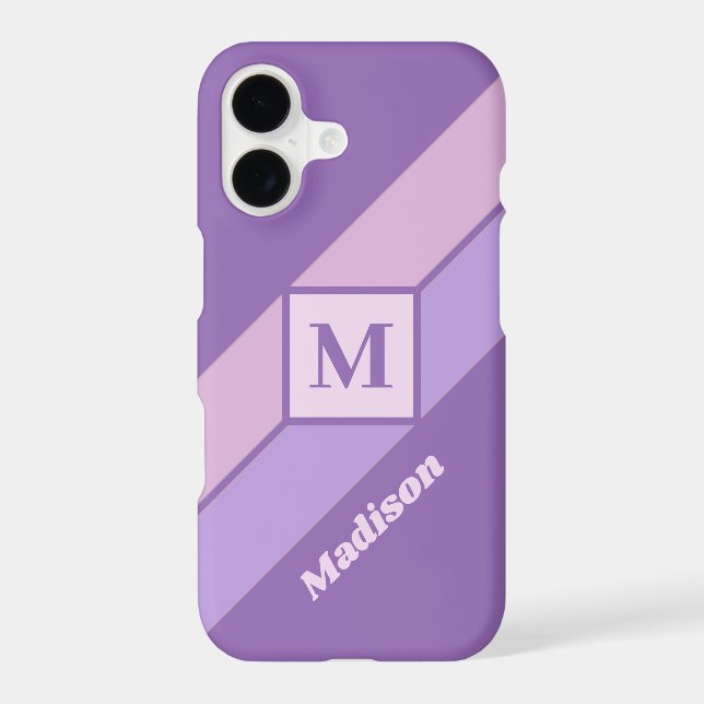 Custom monogram & name phone cases (Back)