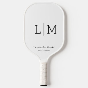 Custom Monogram Name Pickleball Paddle