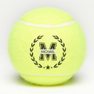 Custom Monogram Name  Tennis Balls