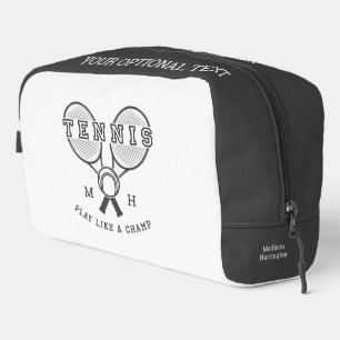 Custom monogram & name TENNIS Dopp Kit
