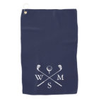 Custom Monogram Navy Blue