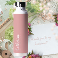 Custom monogram, orchid pink with script monogram