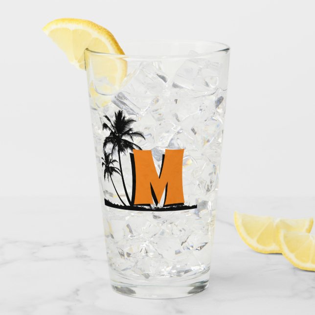 Custom Monogram Personalised Highball Glass (Front Ice)