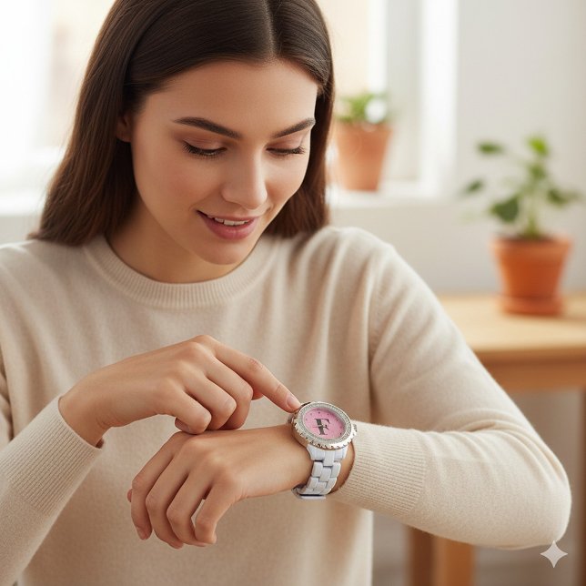 Custom Monogram Personalised Name Initial  Watch (Custom Monogram Personalized Name Initial Watch)