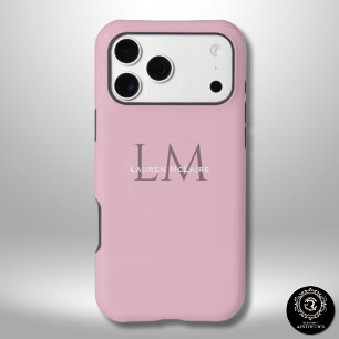 Custom Monogram Pink Taupe 