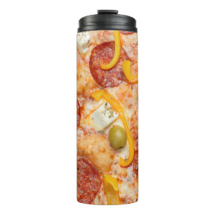 Custom monogram PIZZA tumbler
