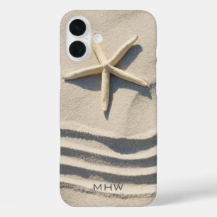 Custom monogram Starfish phone cases