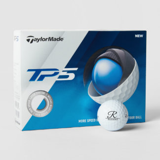 Custom Monogram TaylorMade TP5 Premium Golf Ball