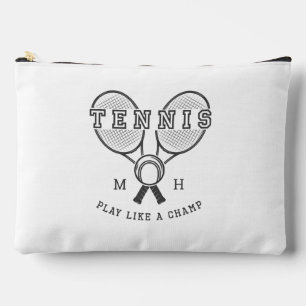 Custom monogram TENNIS Accessory Pouch