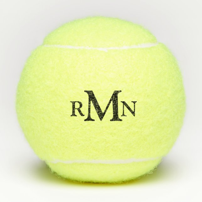 Custom Monogram Tennis Ball (Front)