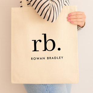 Custom Monogram Tote Bag   DIY Canvas Bags