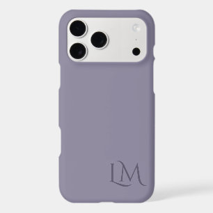 Custom Monogram Violet Taupe