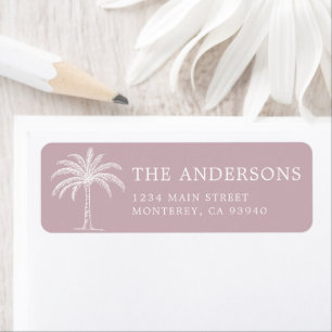 Custom Monogram Wedding Logo Palm Tree