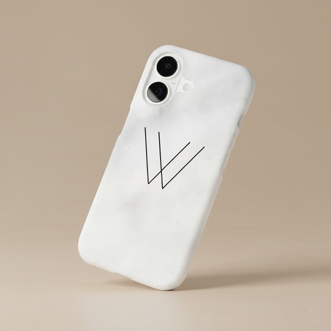 Custom Monogram White Marble (Creator Uploaded)