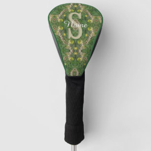 Custom Monogram Your Initial Name Nature Art Golf Head Cover