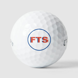 Custom Monogrammed Block Letters Golf Balls