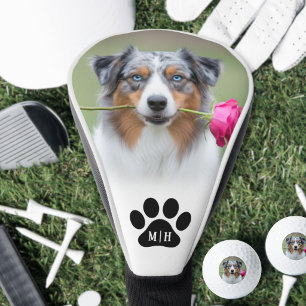 Custom Monogrammed Family Pet Photo Golf Head Cover