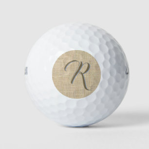 Custom monogrammed golf balls