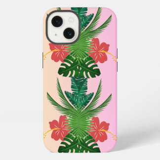 Custom Monogrammed iPhone 13 Case, Floral case mat