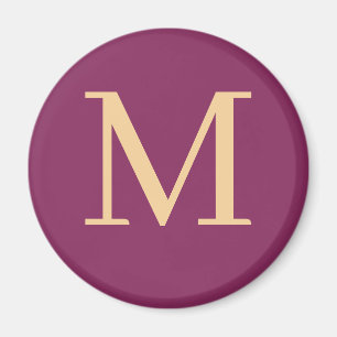 Custom monogrammed magnet