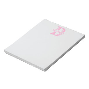Custom Monogrammed Notepad - Create You Own Sticky