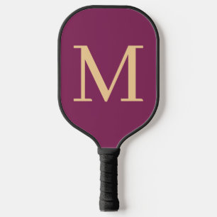Custom monogrammed pickleball paddle