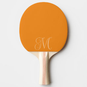Custom Monogrammed Ping Pong Paddle With Initial