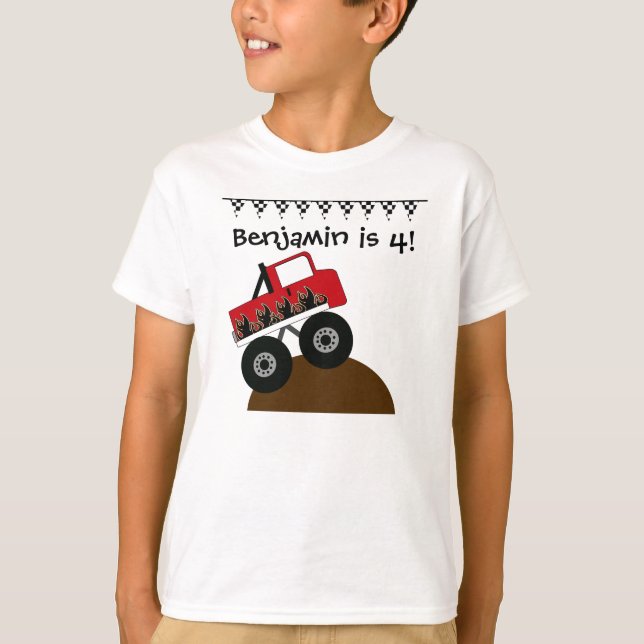 Custom Monster Truck T-shirt (Front)