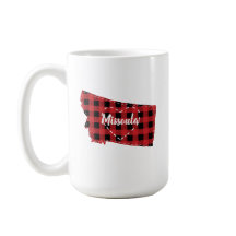Custom Montana Home State Buffalo Plaid Christmas